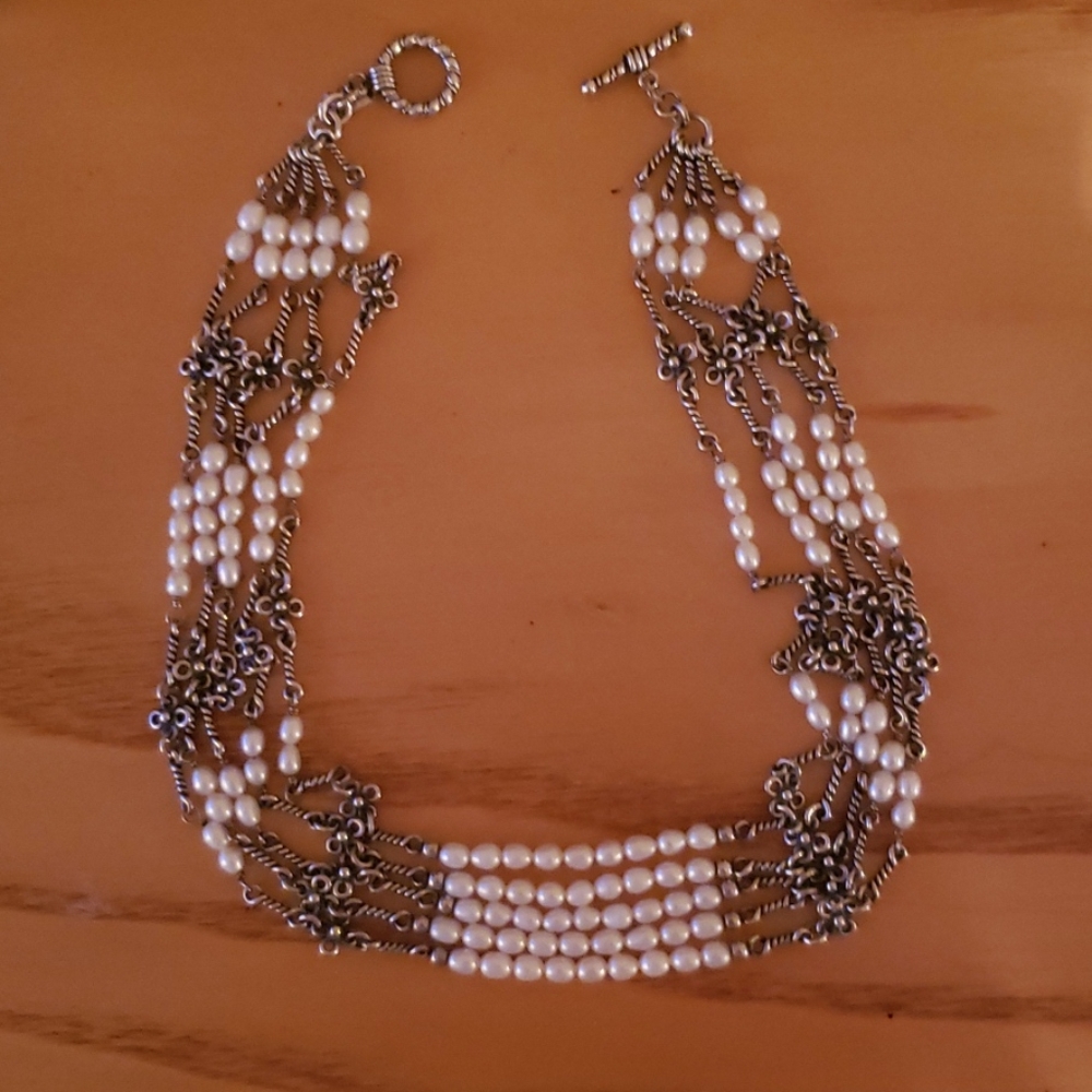 Silpada Sterling Silver and Freshwater Pearl